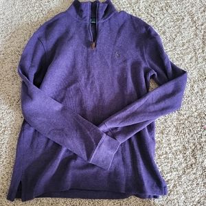 POLO RALPH LAUREN Mens Purple Sweater Size S